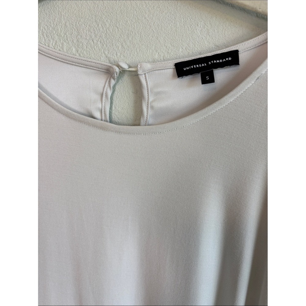 Universal Standard Shift Dress Grey 14-16 Short Sleeve READ Consign - Picture 3 of 9